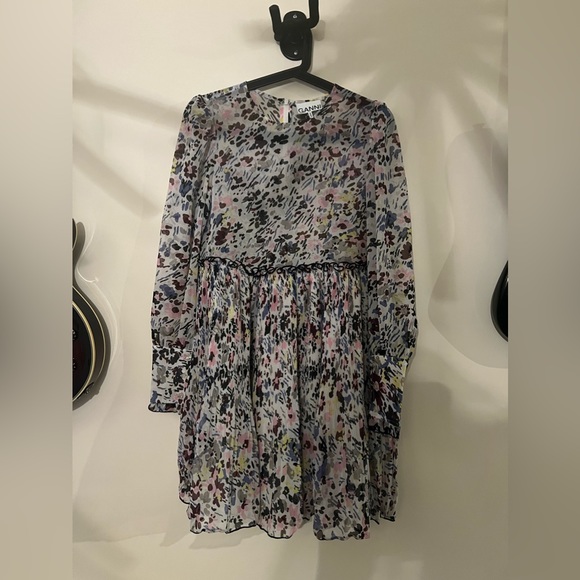 Ganni Georgette Babydoll Dress - Picture 5 of 8